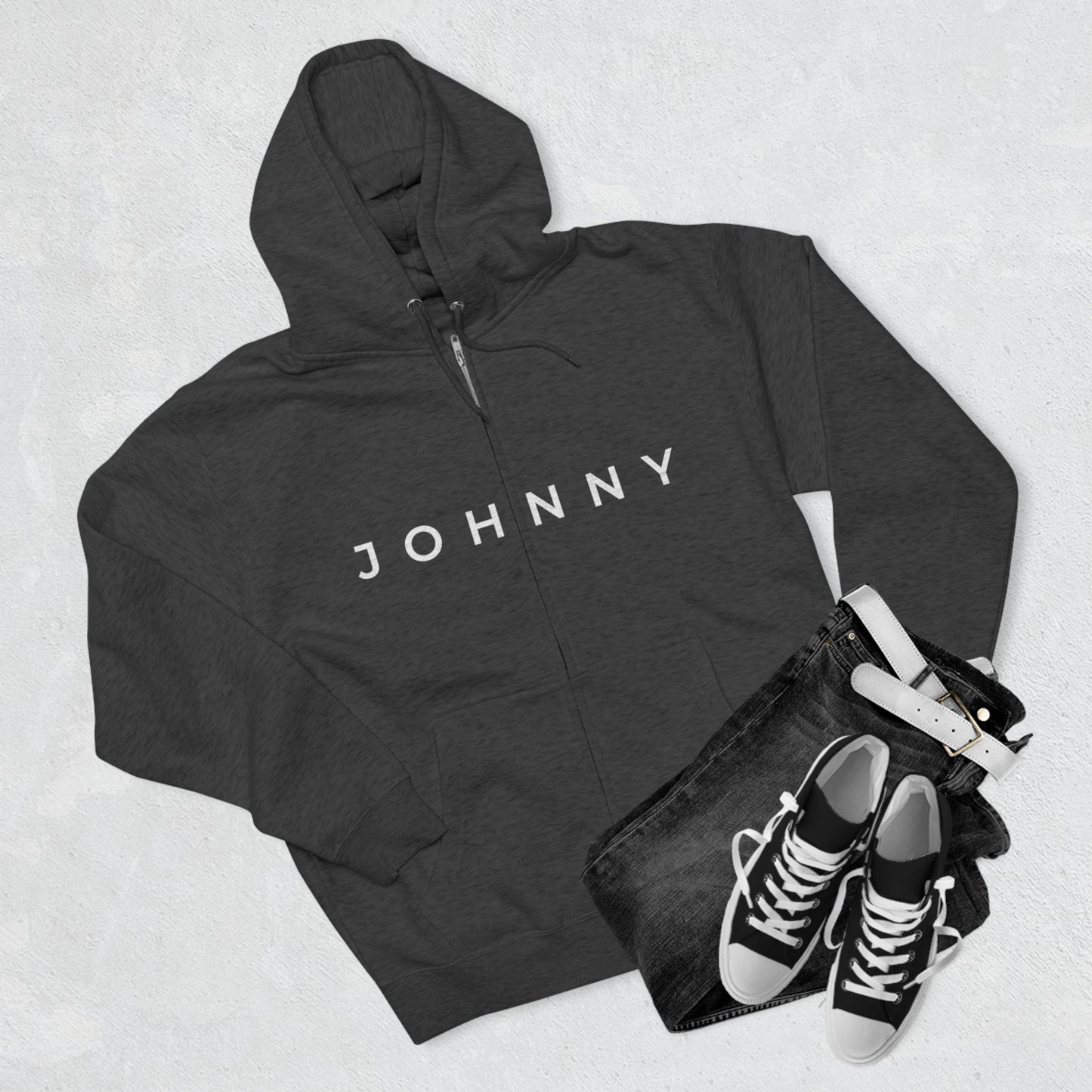 Simply Johnny Zip Up Hoodie