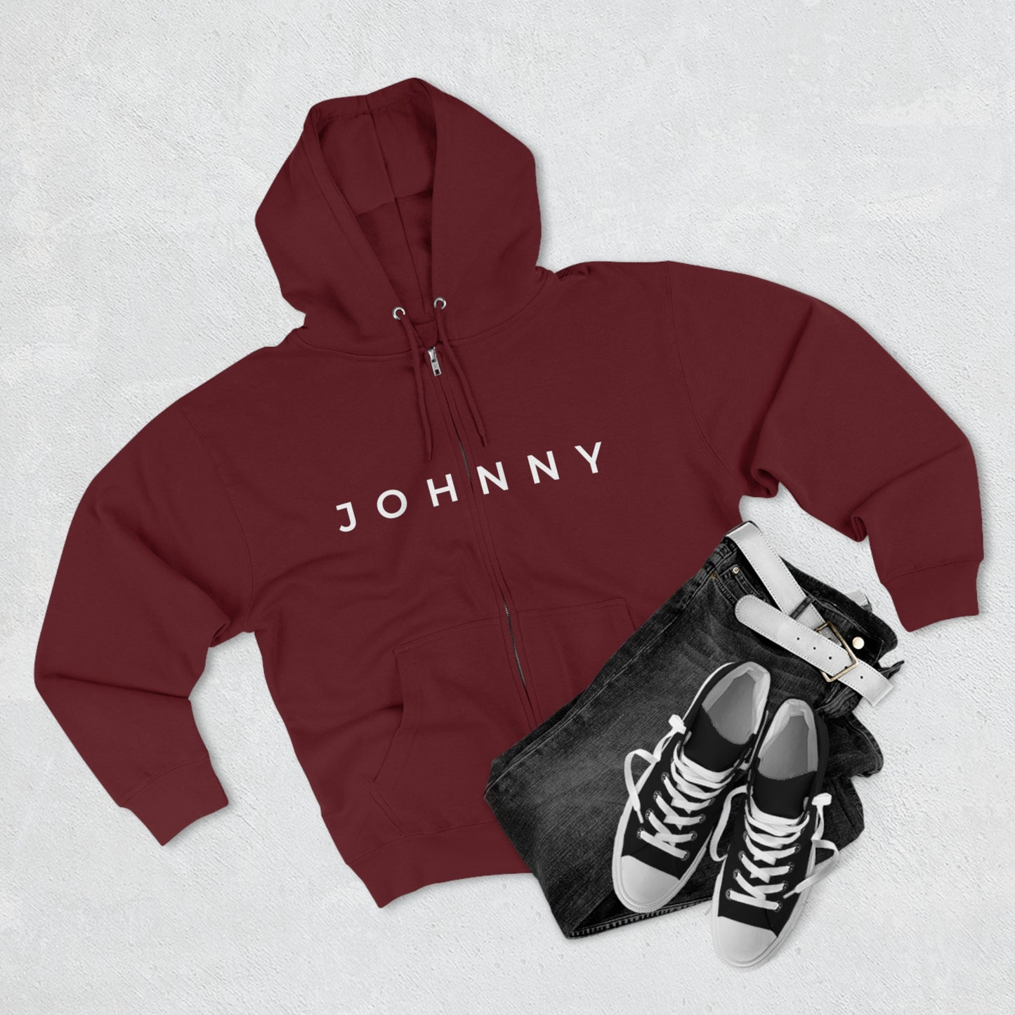 Simply Johnny Zip Up Hoodie