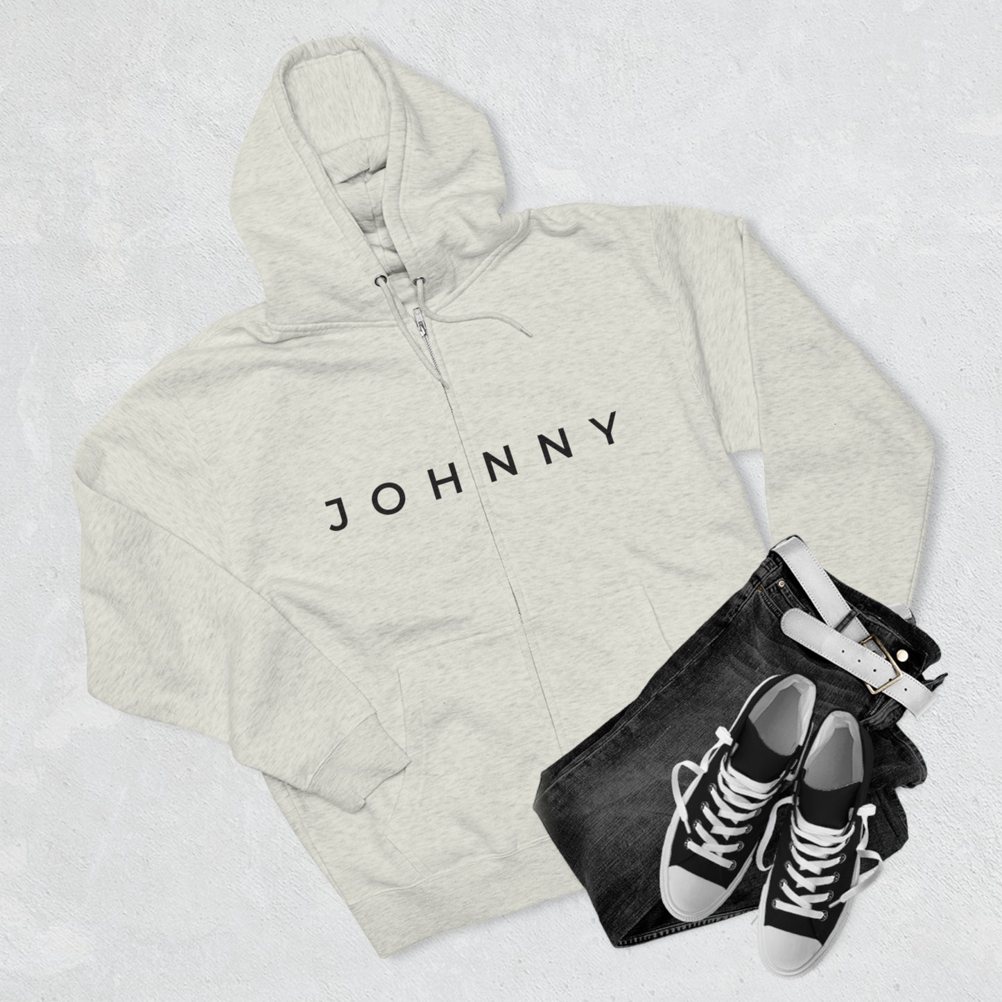 Simply Johnny Zip Up Hoodie